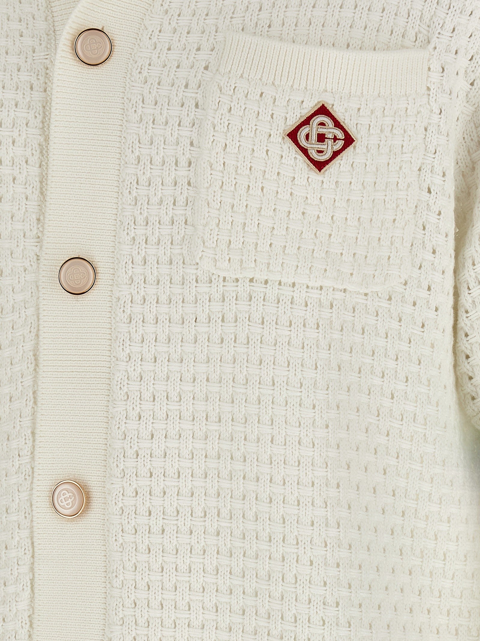CASABLANCA - 'Tennis Cotton Crochet' shirt