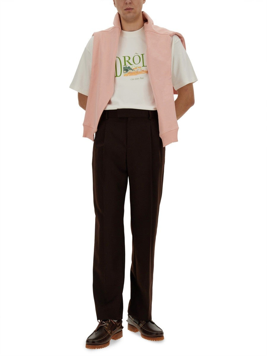 TENNIS COURT PRINT T-SHIRT