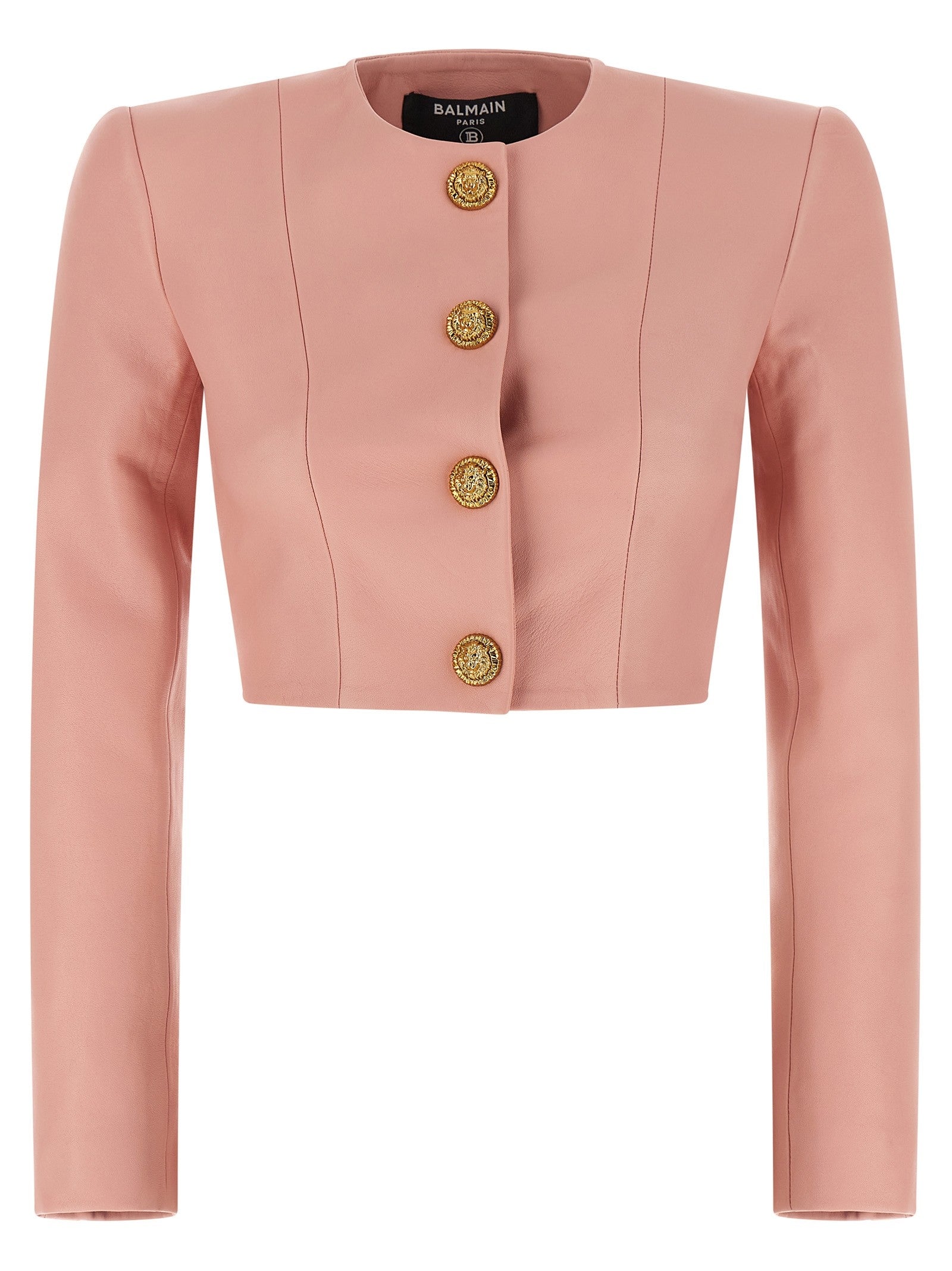 Balmain - 'Testa di leone' bolero blazer