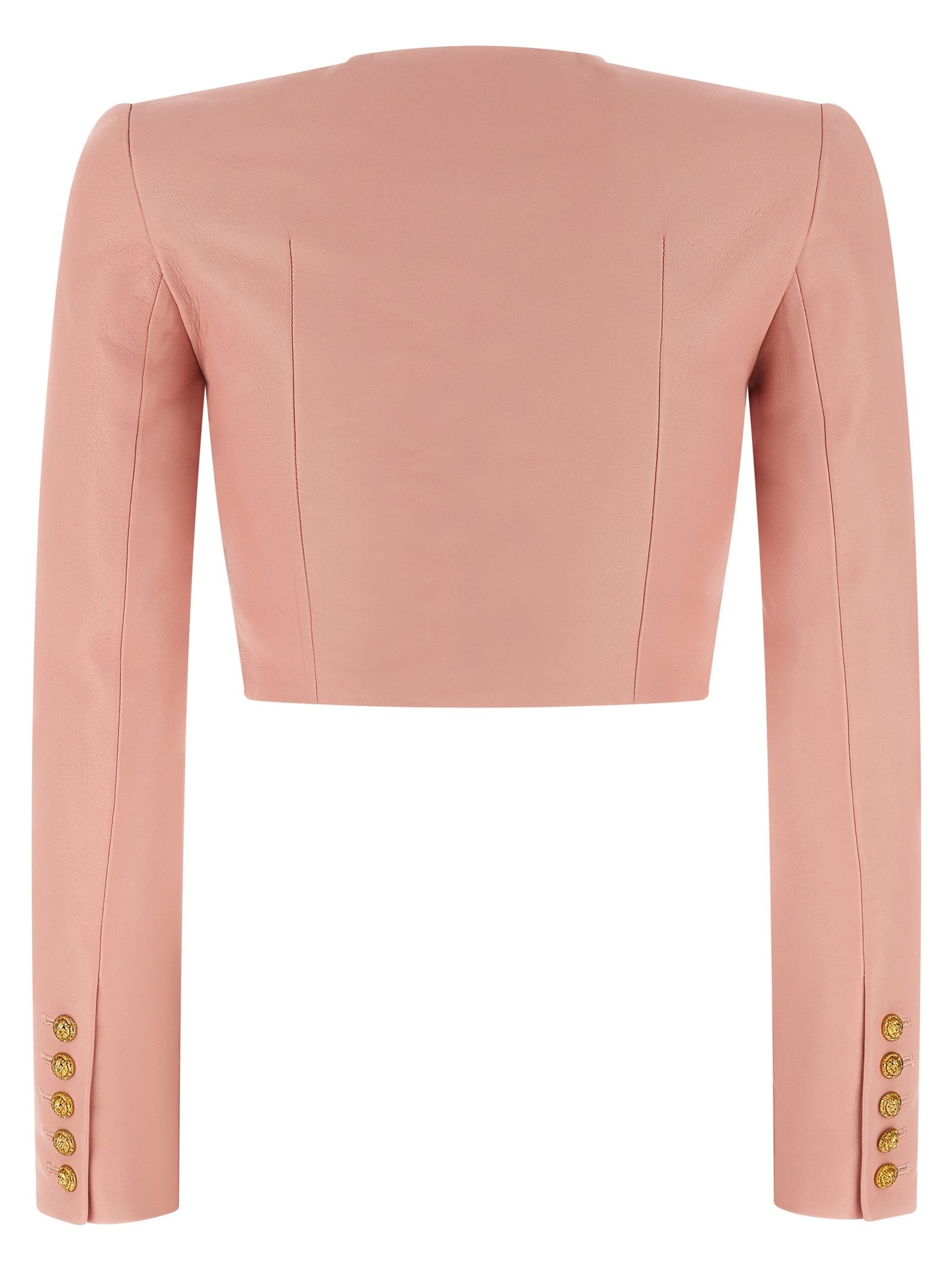 Balmain - 'Testa di leone' bolero blazer