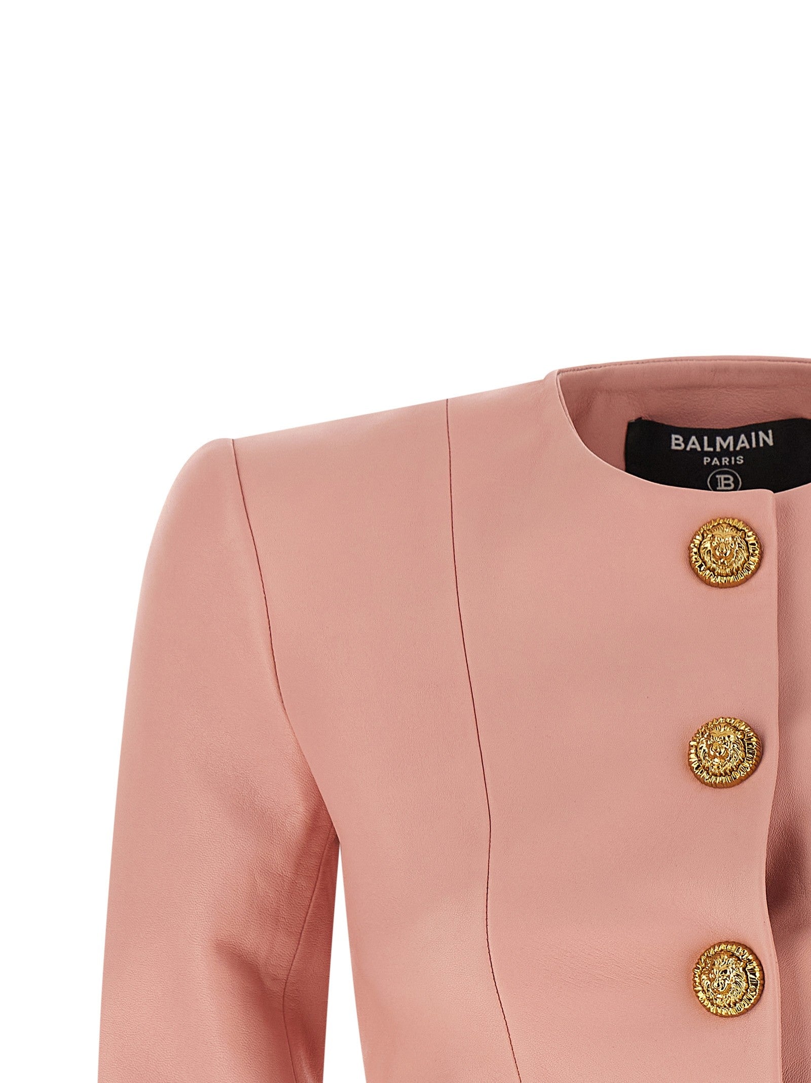 Balmain - 'Testa di leone' bolero blazer