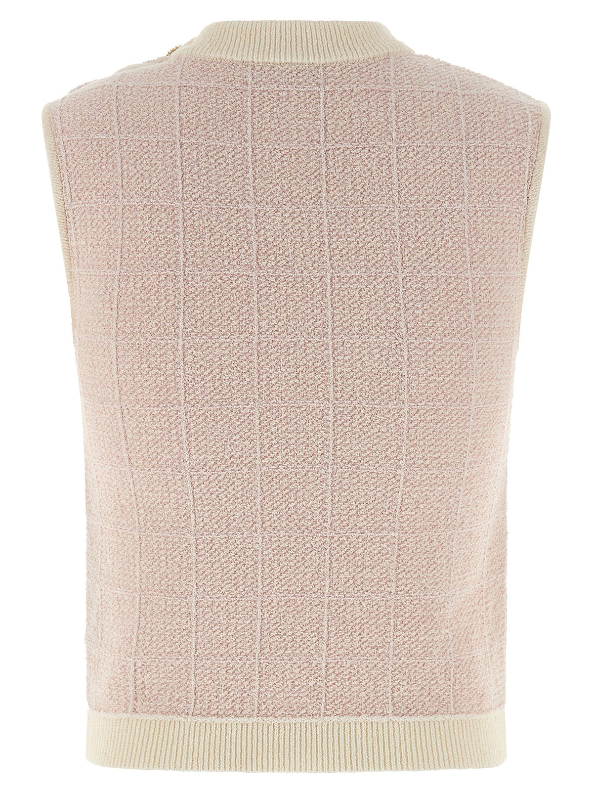 Balmain - 'Testa di leone' tweed vest