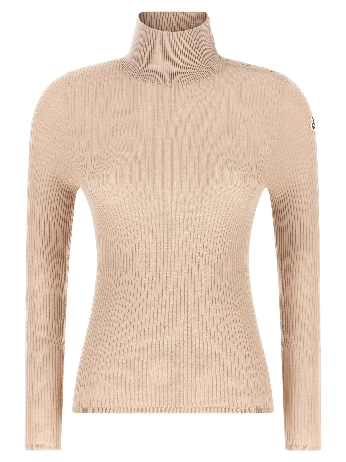 Moncler - Textured wool turtleneck sweater