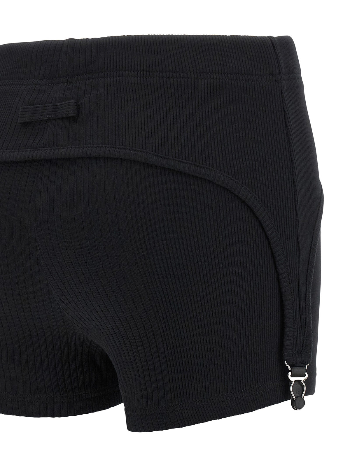 JEAN PAUL GAULTIER - 'The Black Garter' shorts the-black-garter-shorts