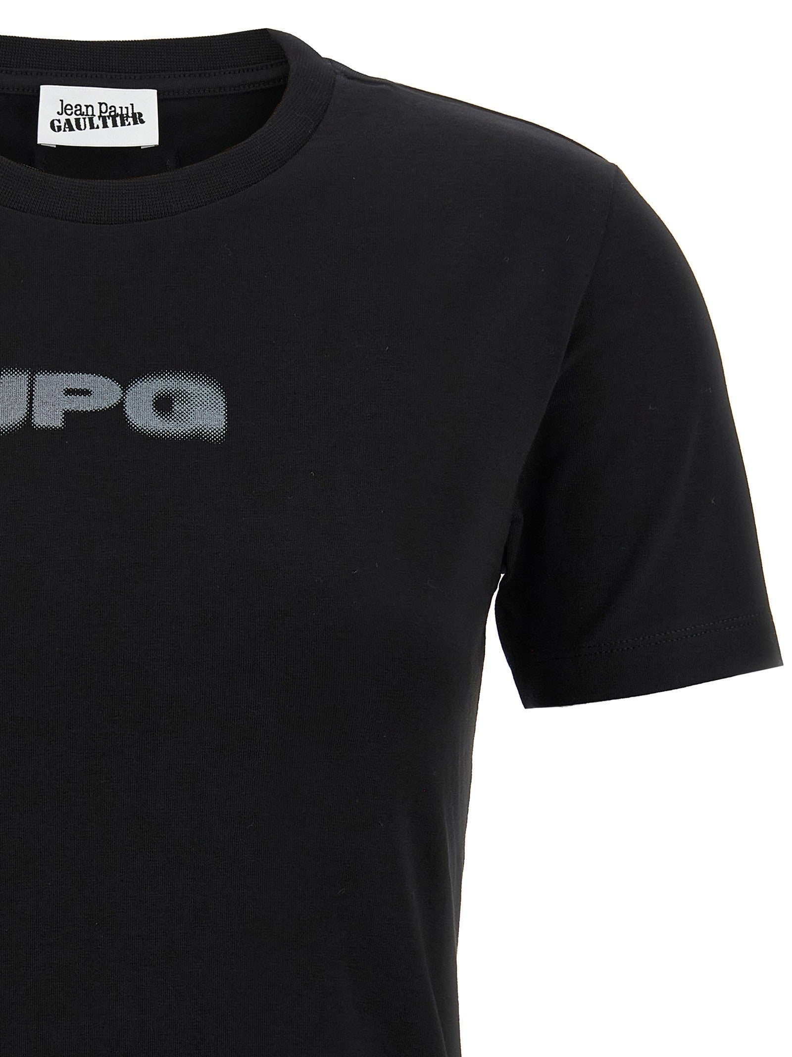 JEAN PAUL GAULTIER - 'The Black JPG Baby Tee' T-shirt