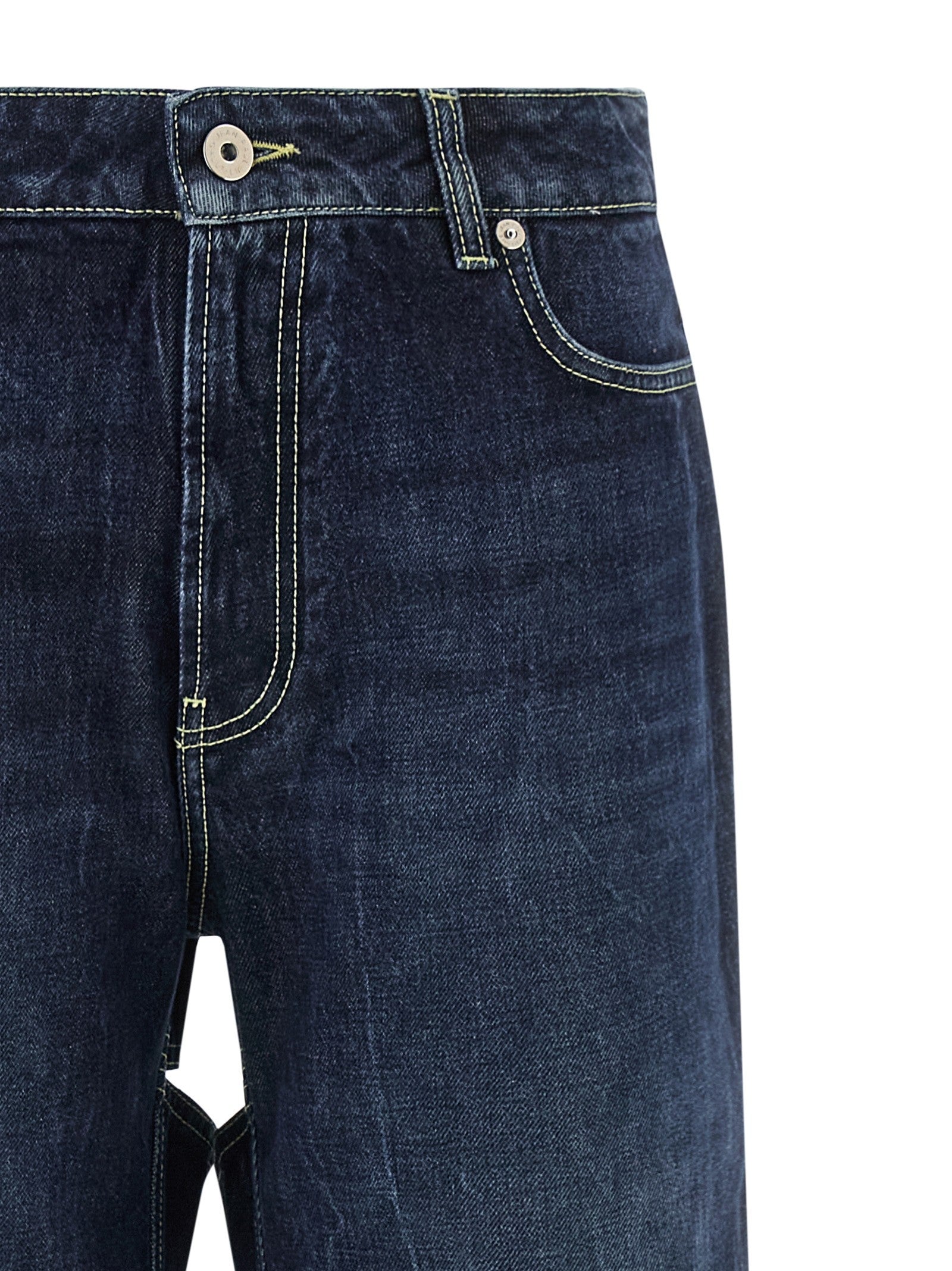 JEAN PAUL GAULTIER - 'The Blue Cut-Out' jeans