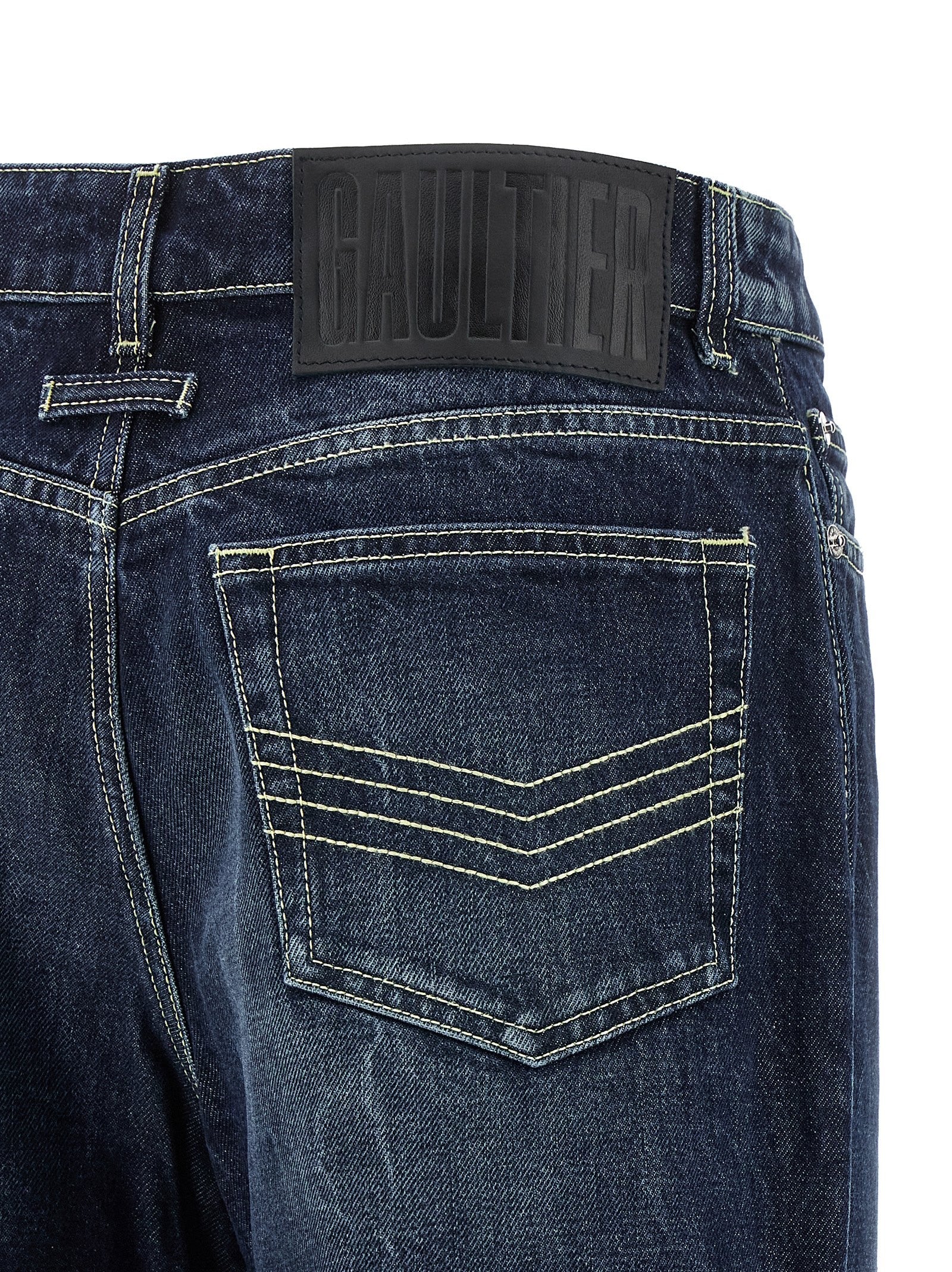JEAN PAUL GAULTIER - 'The Blue Cut-Out' jeans