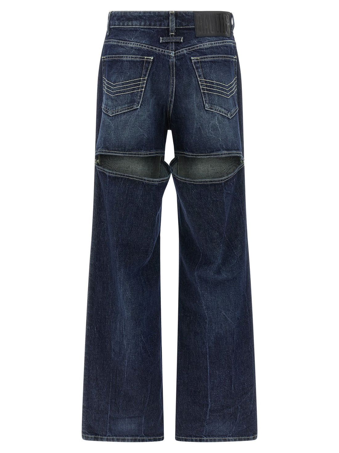 JEAN PAUL GAULTIER - 'The Blue Cut-Out' jeans the-blue-cut-out-jeans_885314f9-f344-40df-aadc-64a0ec9d3235