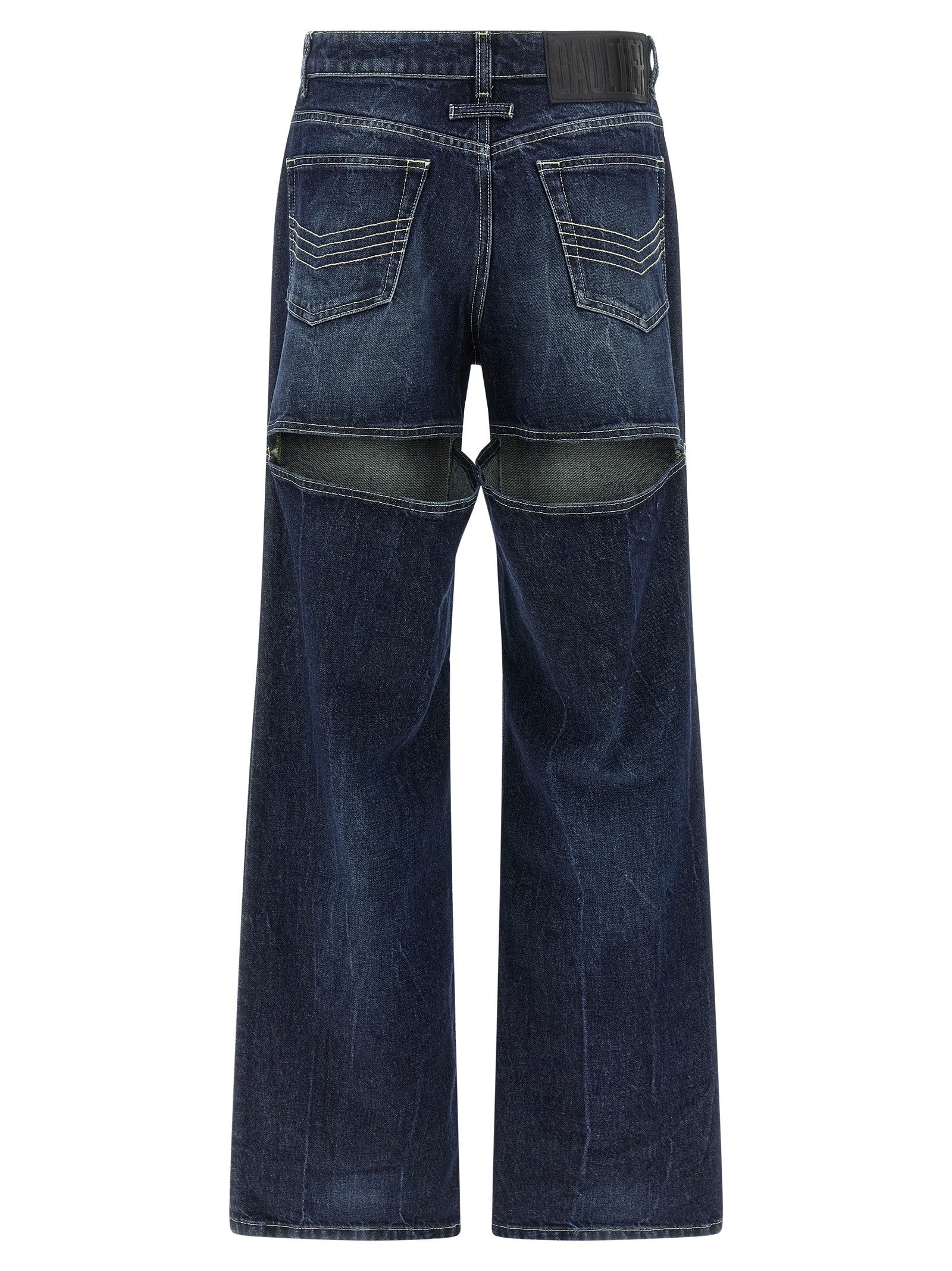 JEAN PAUL GAULTIER - 'The Blue Cut-Out' jeans
