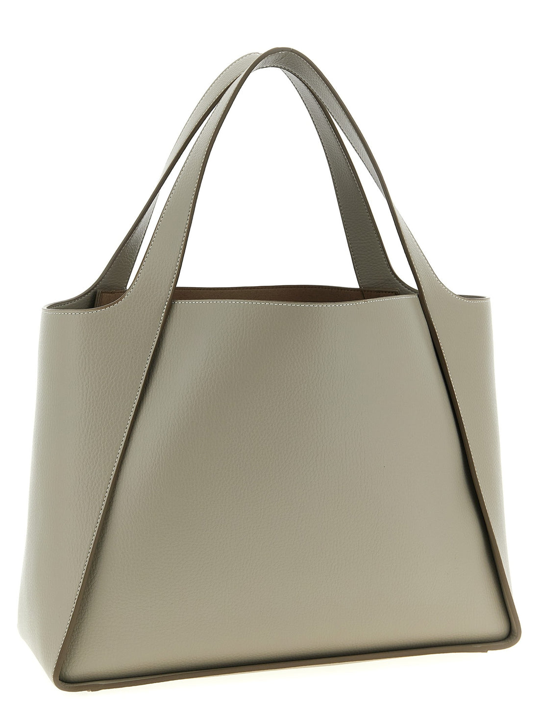 stella mccartney - 'The logo bag' shopping bag beige U
