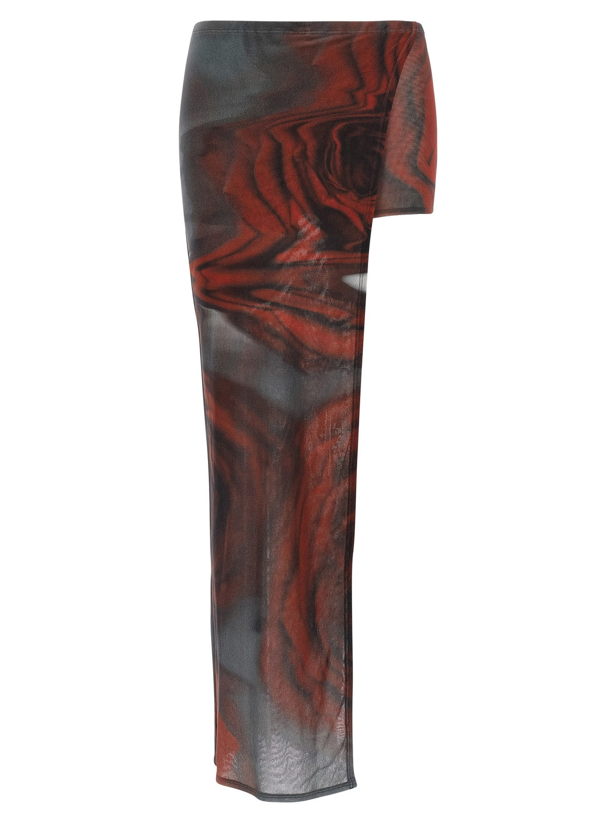 JEAN PAUL GAULTIER - 'The Red Blurry Roses' skort
