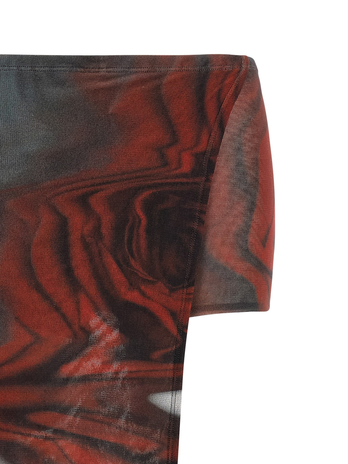 JEAN PAUL GAULTIER - 'The Red Blurry Roses' skort