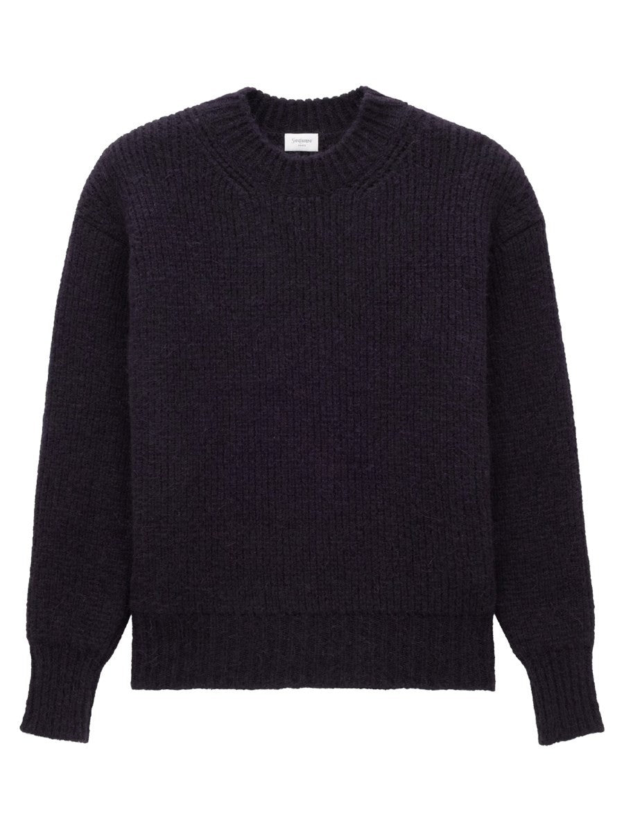 Saint Laurent - THICK KNIT PULLOVER thick-knit-pullover