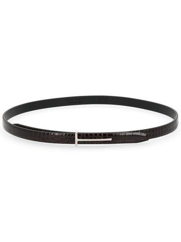 THIN LEATHER BELT