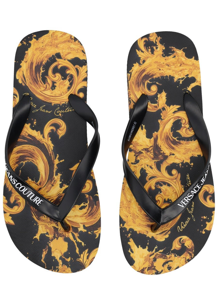 Versace Jeans Couture - THONG SANDAL WITH LOGO thong-sandal-with-logo_6eabffdc-651e-4db2-bd28-1061eed59cf4