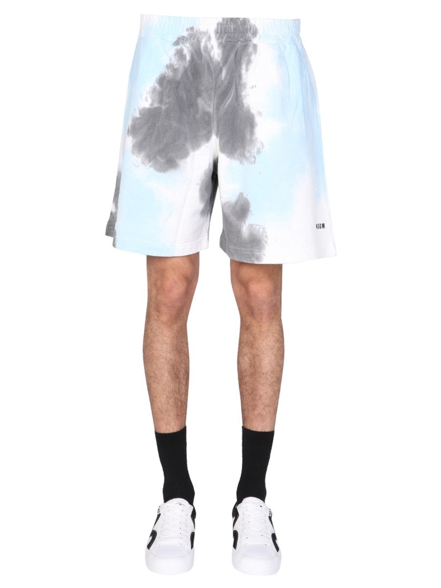 msgm - TIE DYE PATTERN BERMUDA tie-dye-pattern-bermuda_3299fa0b-2d8d-432a-844d-49703f36dc96