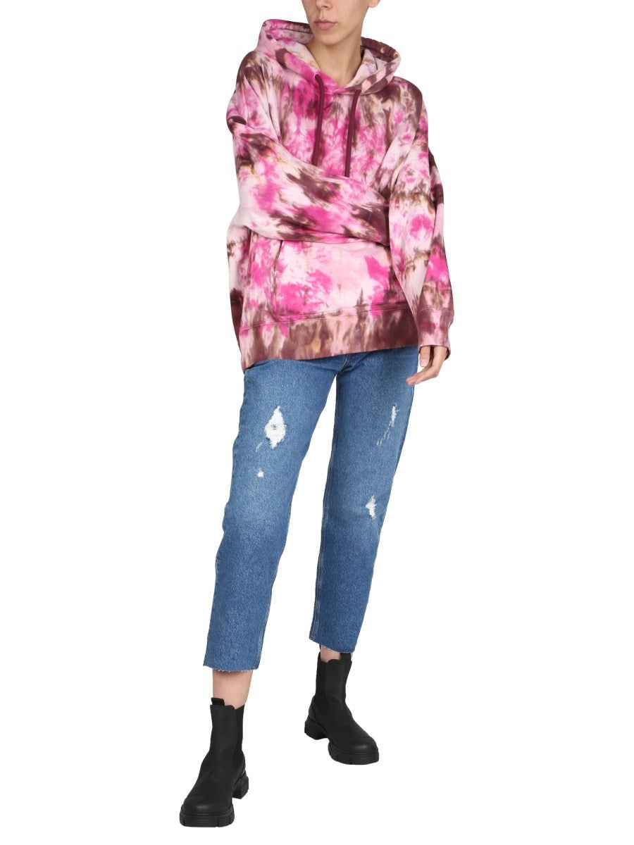TIE-DYE PATTERN SWEATSHIRT Unisex