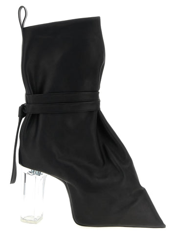 RICK OWENS - 'Tied Taco Kiss' ankle boots Black 38
