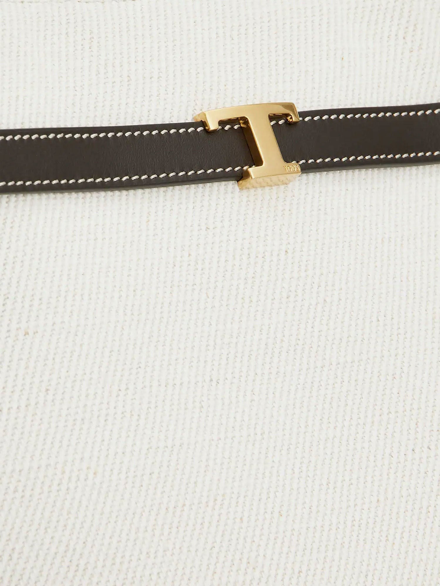 TOD'S TOD'S - Tim canvas and leather Medium Shopping Bag