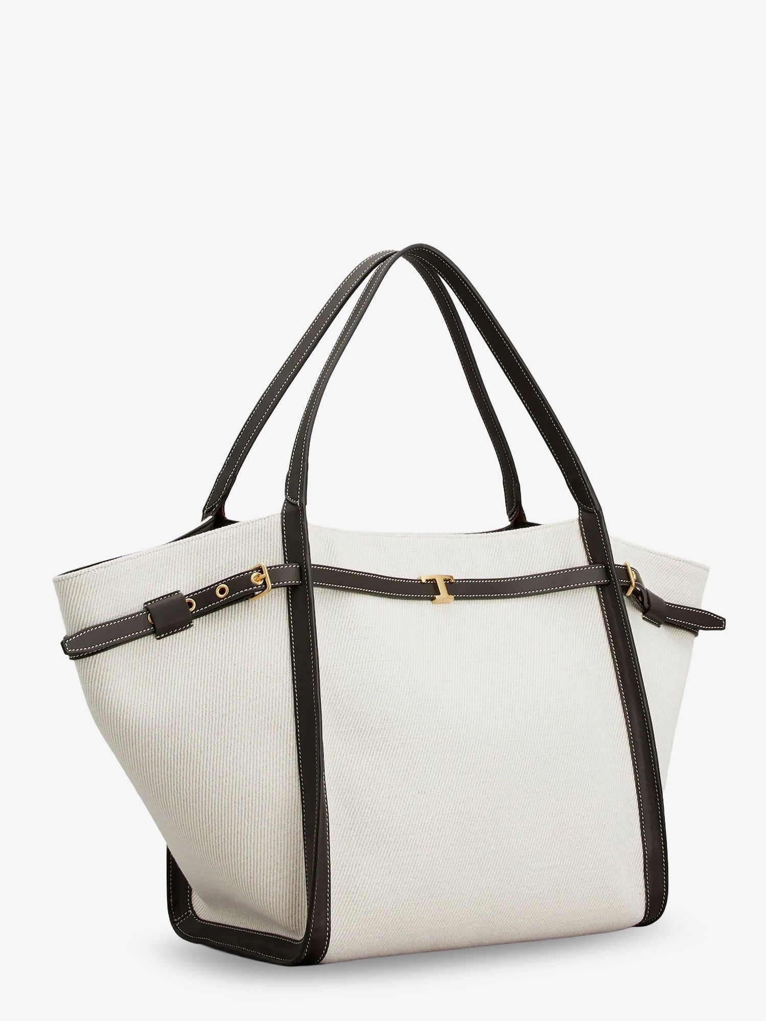 TOD'S TOD'S - Tim canvas and leather Medium Shopping Bag