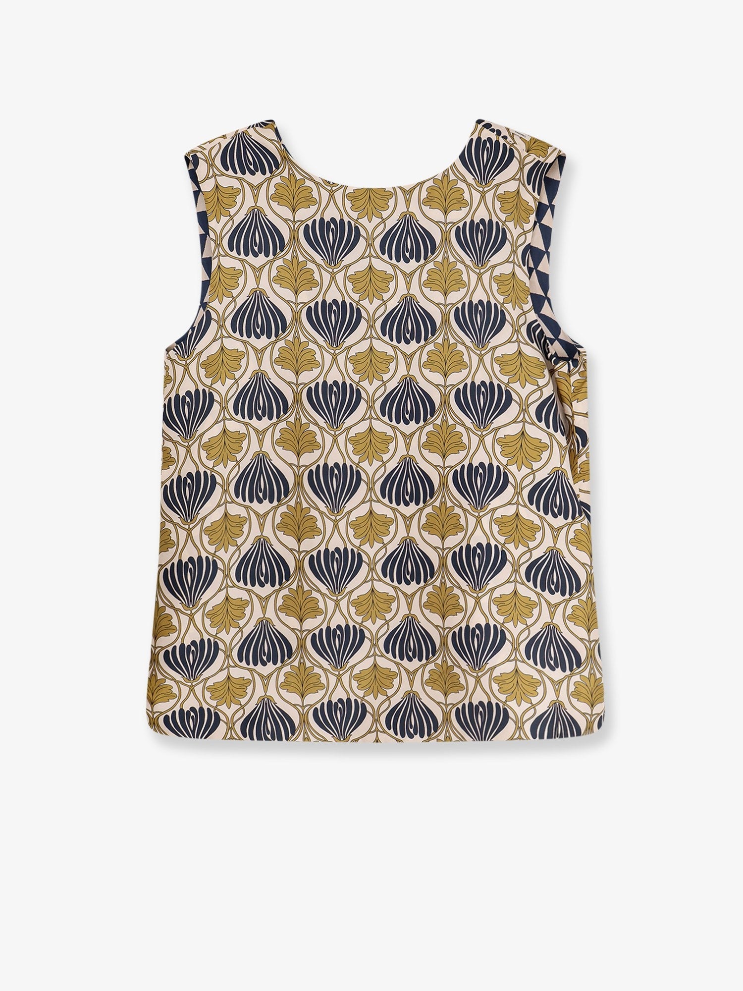 Time silk reversible top