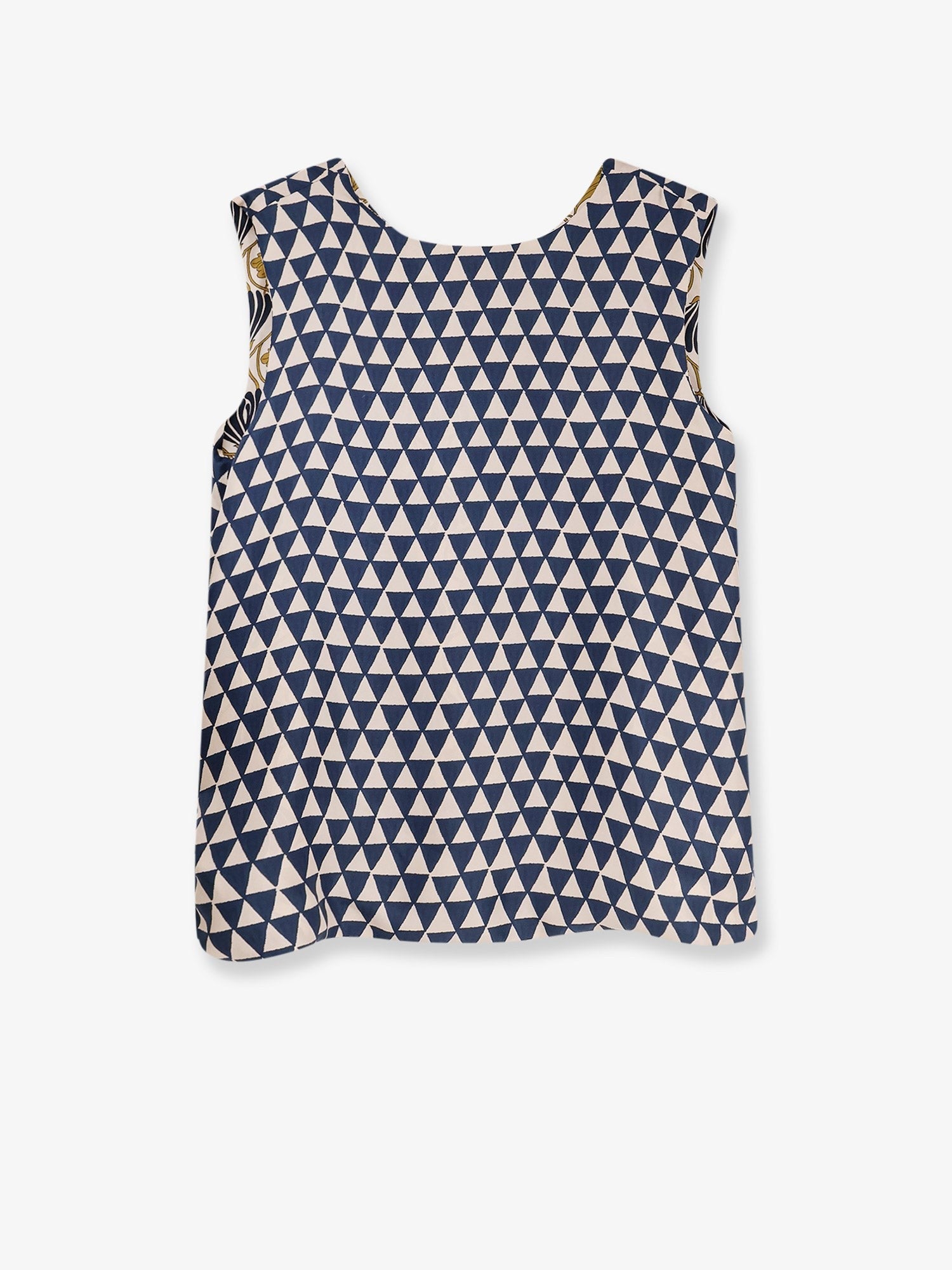 Time silk reversible top