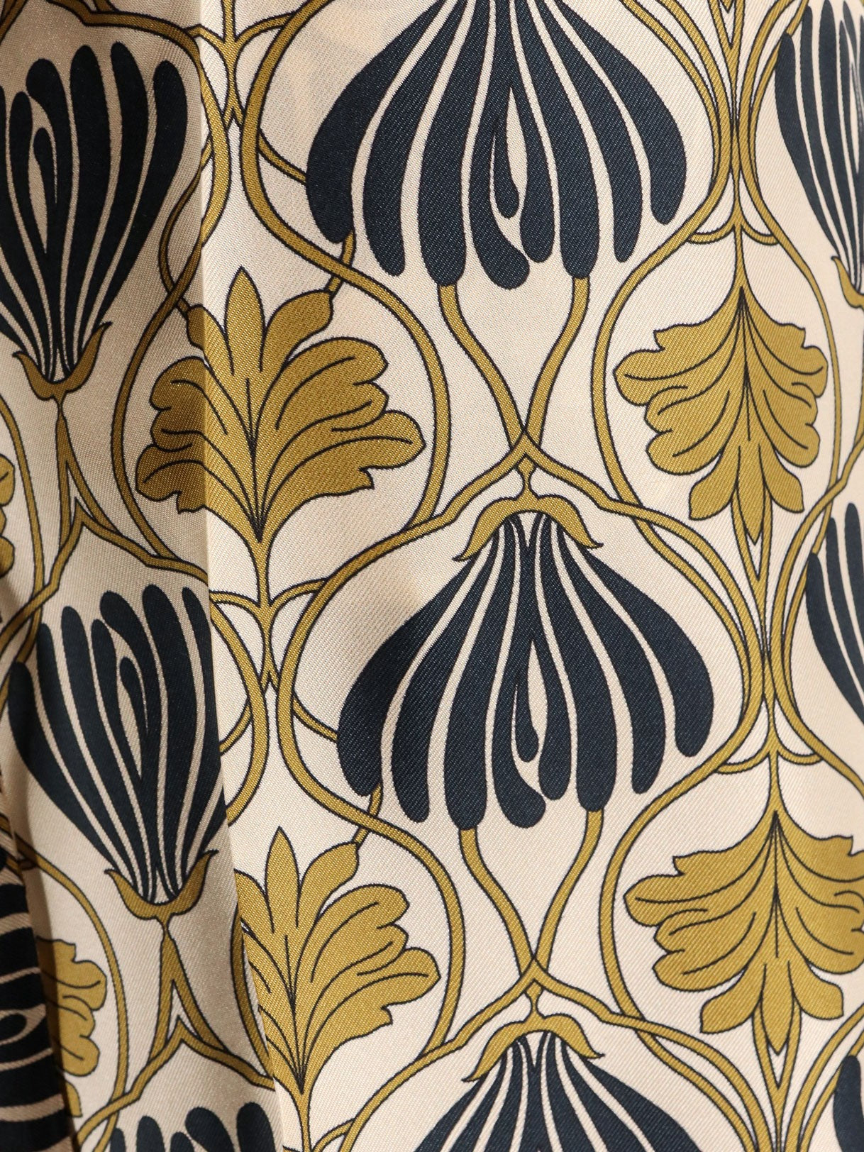 Timec multicolor silk trousers