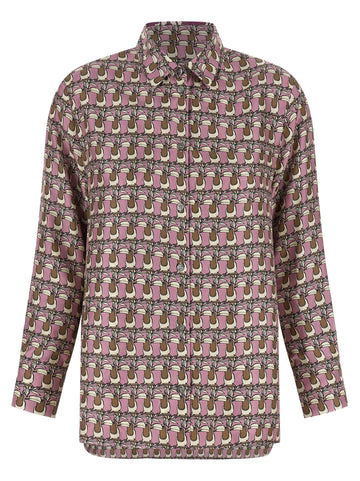 Max Mara - 'Times' reversible shirt MULTICOLOR