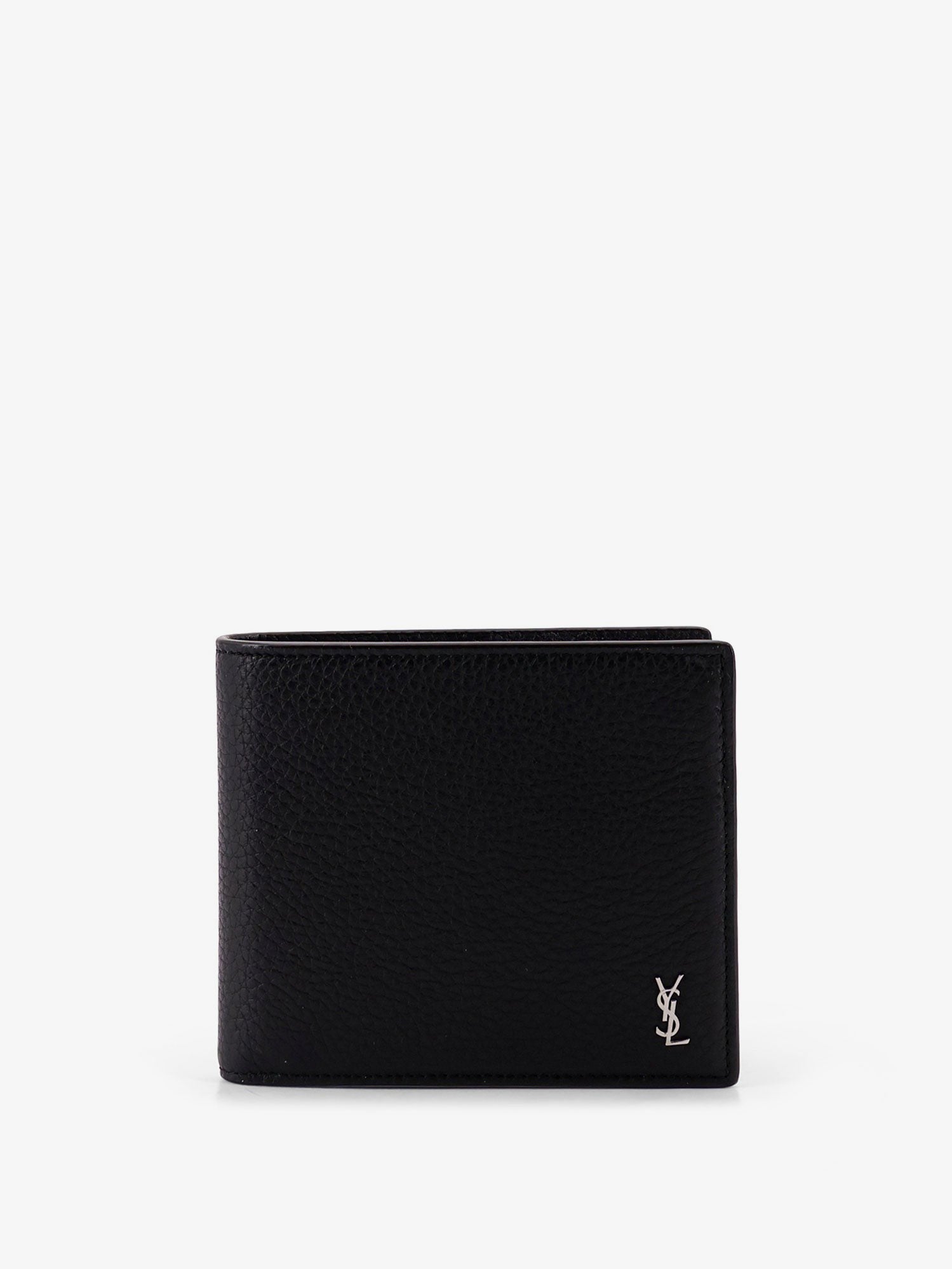 Saint Laurent Saint Laurent - Tiny hammered leather wallet