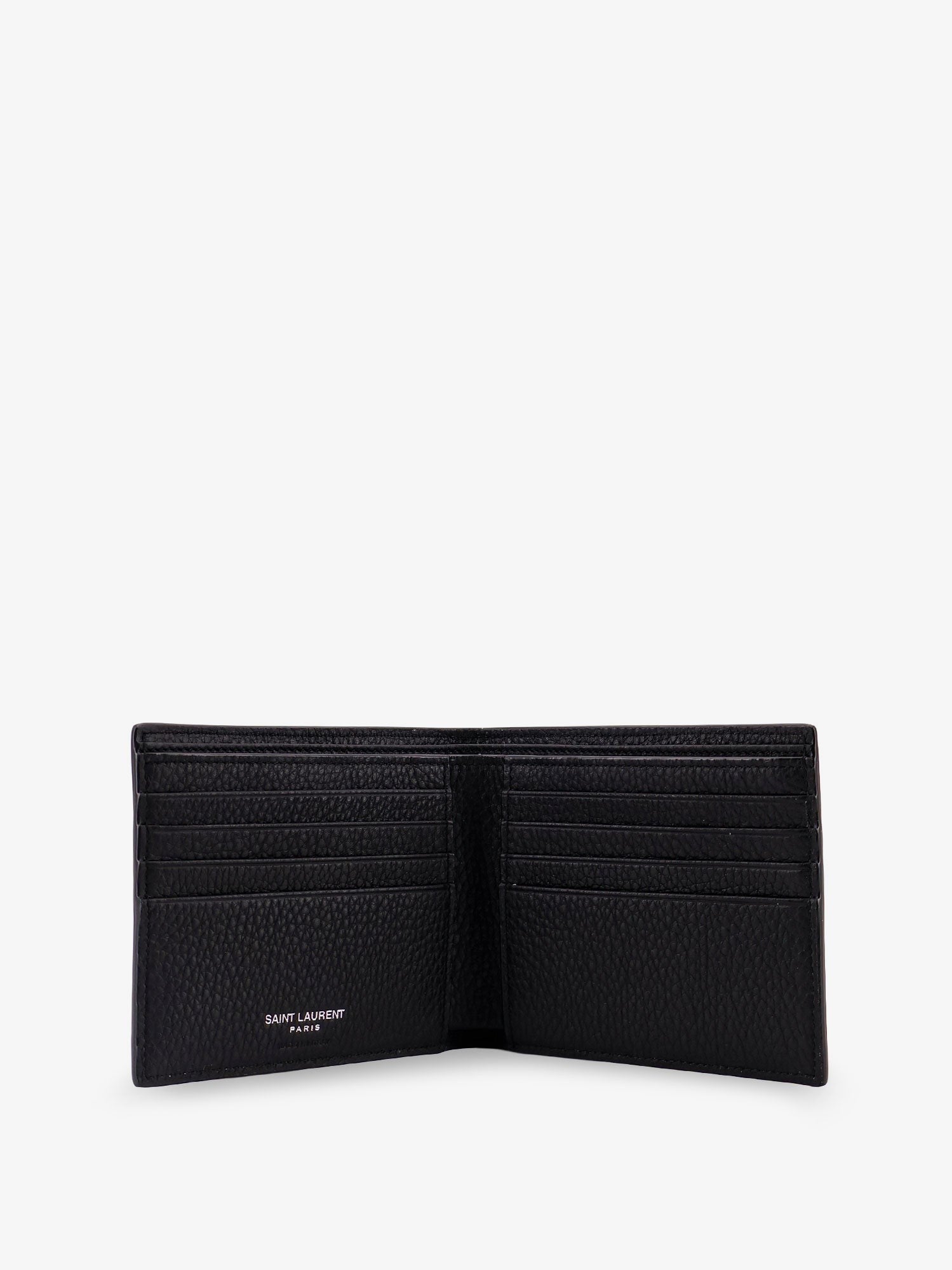 Saint Laurent Saint Laurent - Tiny hammered leather wallet