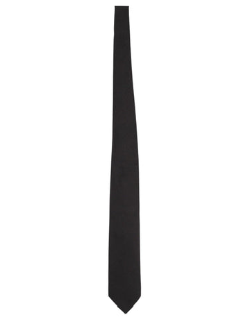 TOM FORD - 8 cm Silk Jacquard Tie - Black tom-ford-8cm-silk-jacquard-tie-black-front-textured-weave-jpg