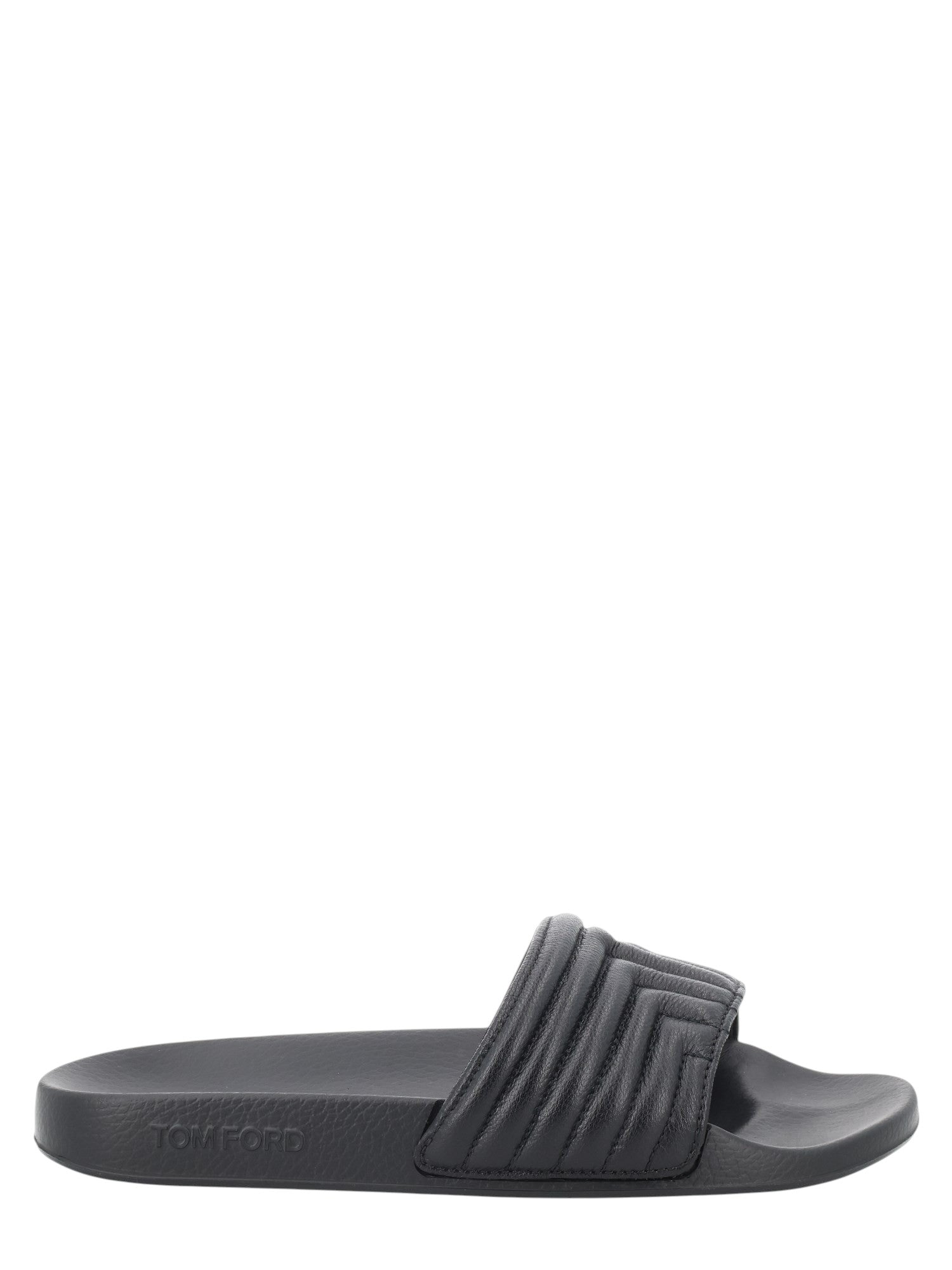 TOM FORD TOM FORD - Sandal Slipper in Leather - Black