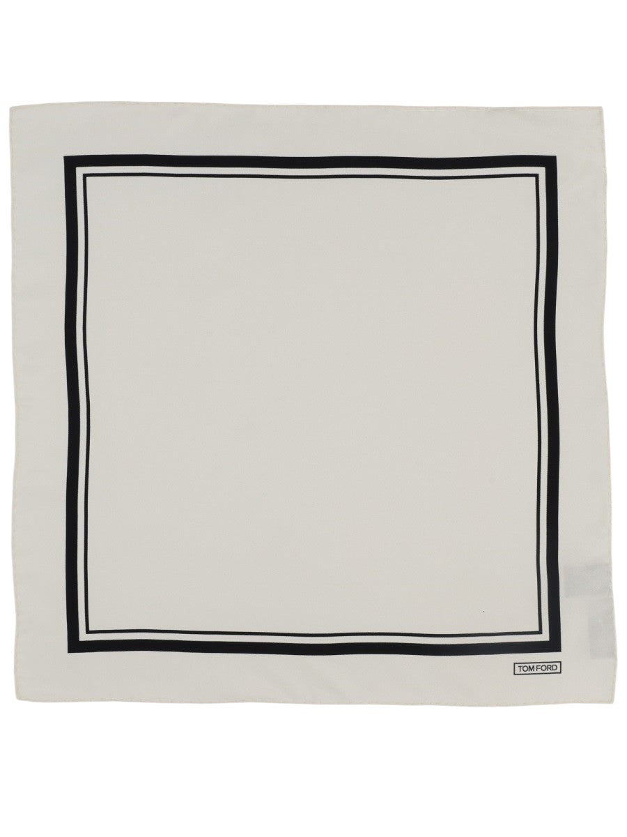 TOM FORD - Contrast Border Pocket Square - Ivory tom-ford-contrast-border-pocket-square-ivory-full-view-jpg