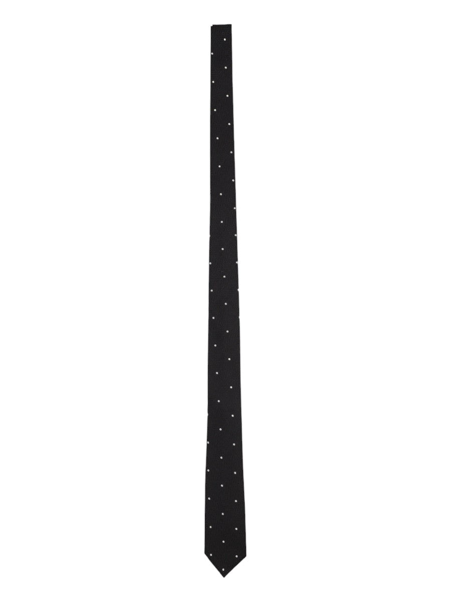 TOM FORD - Satin Tie - Black tom-ford-satin-tie-black-front-jpg