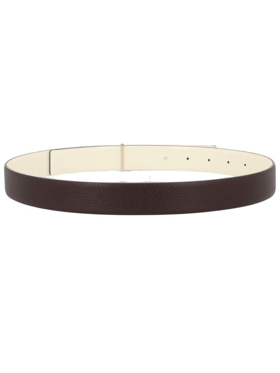 TOM FORD - T Buckle Leather Belt - Dark Brown tom-ford-t-buckle-leather-belt-dark-brown-front-view-jpg