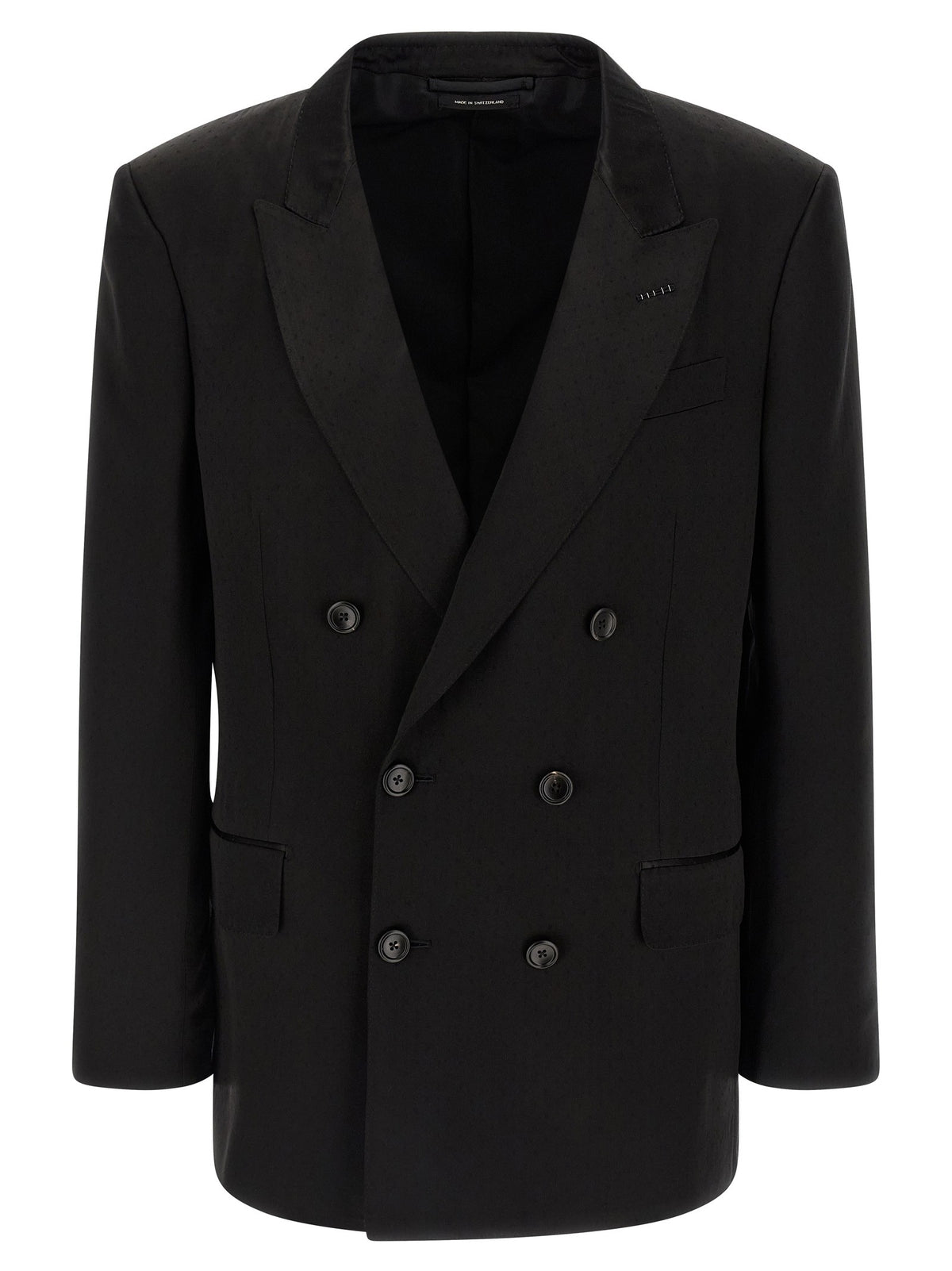TOM FORD - Tone-on-tone polka dot blazer