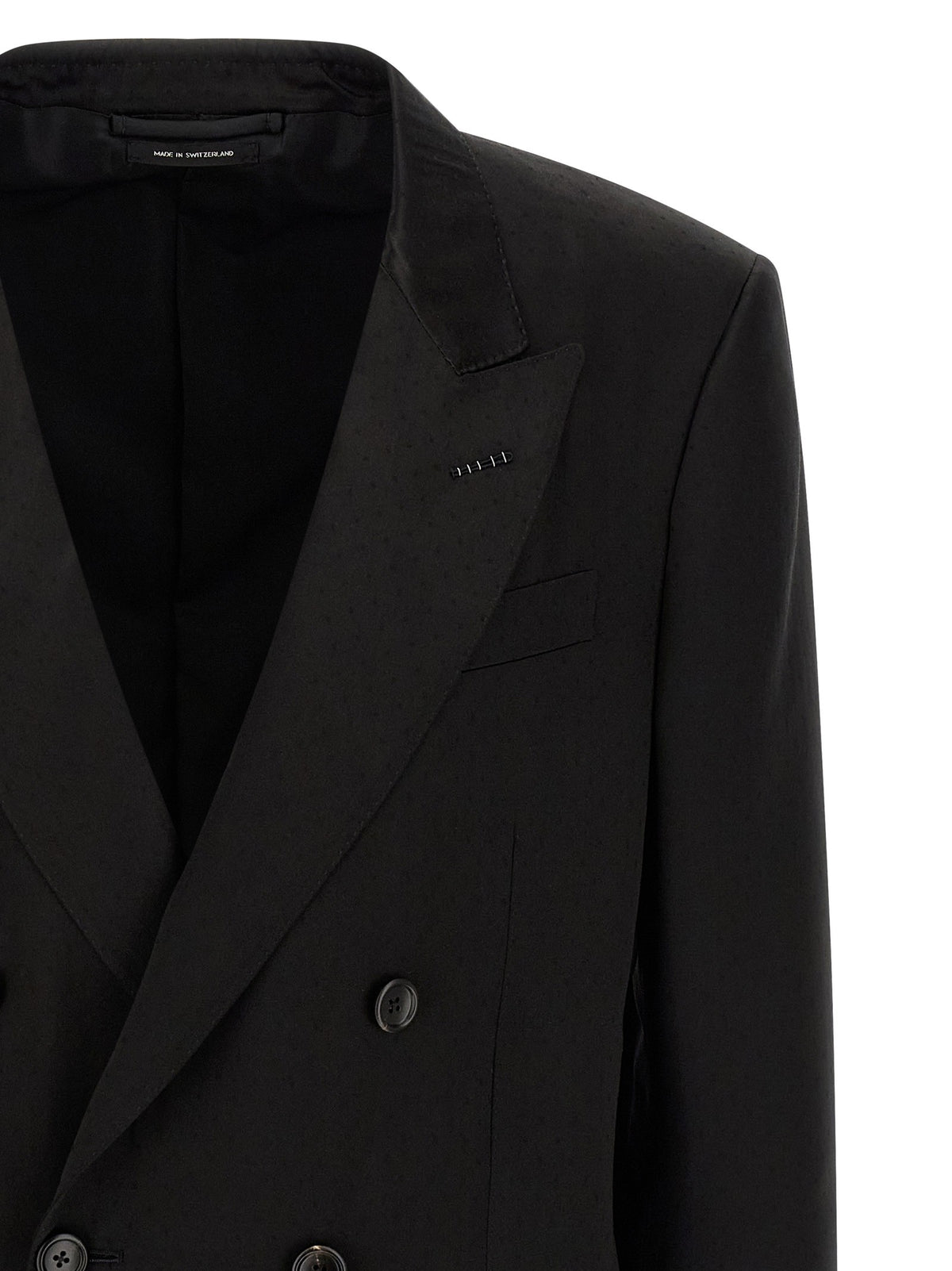 TOM FORD - Tone-on-tone polka dot blazer