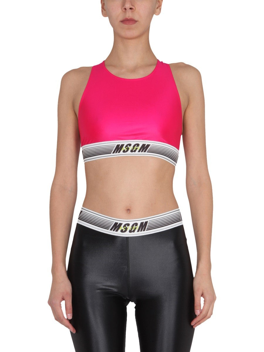 msgm - TOP ACTIVEWEAR Fuchsia M