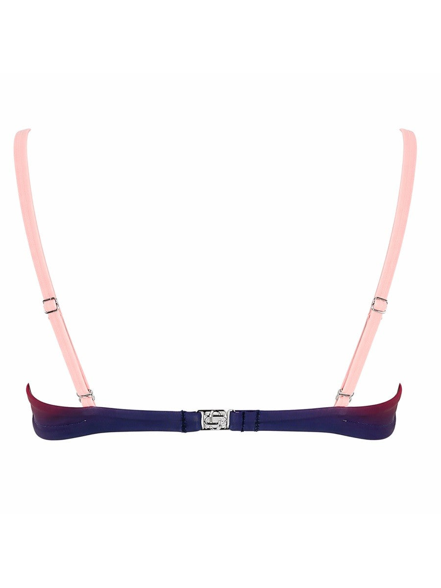 CASABLANCA - TOP BIKINI "AUBERGINE GRADIENT"