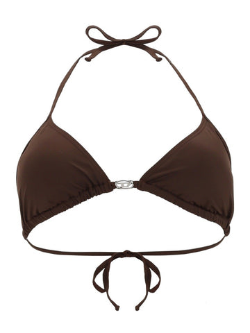 Diesel Diesel - TOP BIKINI IN NYLON CON CHIUSURA A LACCETTI