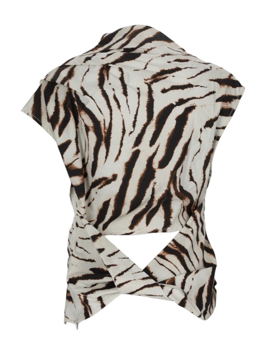 GANNI - Top with Printed Animalier Pattern top-con-stampa-animalier_ab0179e3-6e21-4f50-b374-e0375590d785