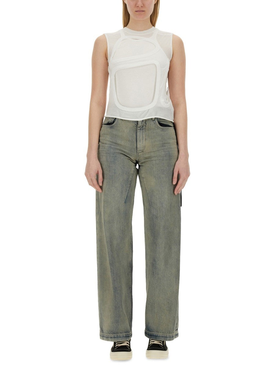 RICK OWENS DRKSHDW RICK OWENS DRKSHDW - TOP CUT OUT