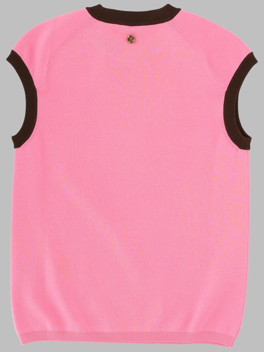 Versace Versace - TOP IN MAGLIA DI COTONE