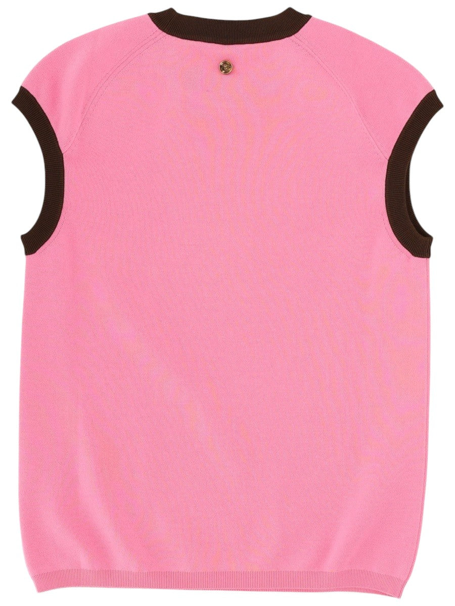Versace - TOP IN MAGLIA DI COTONE top-in-maglia-di-cotone_13c6559a-b42c-440c-bc17-70a27fbbcce2