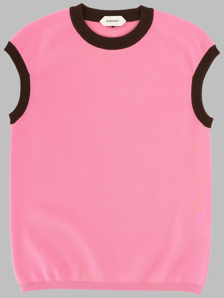 Versace Versace - TOP IN MAGLIA DI COTONE