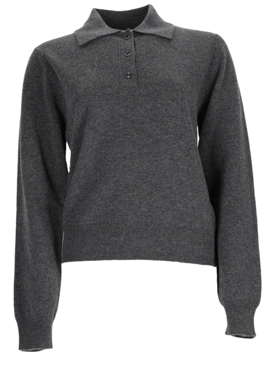 Maison Margiela - TOP IN MAGLIA POLO Grey