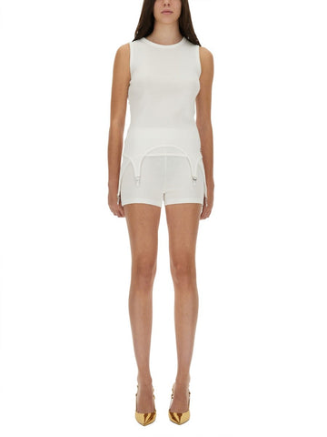 JEAN PAUL GAULTIER - TOP WITH GARTER DETAIL top-with-garter-detail