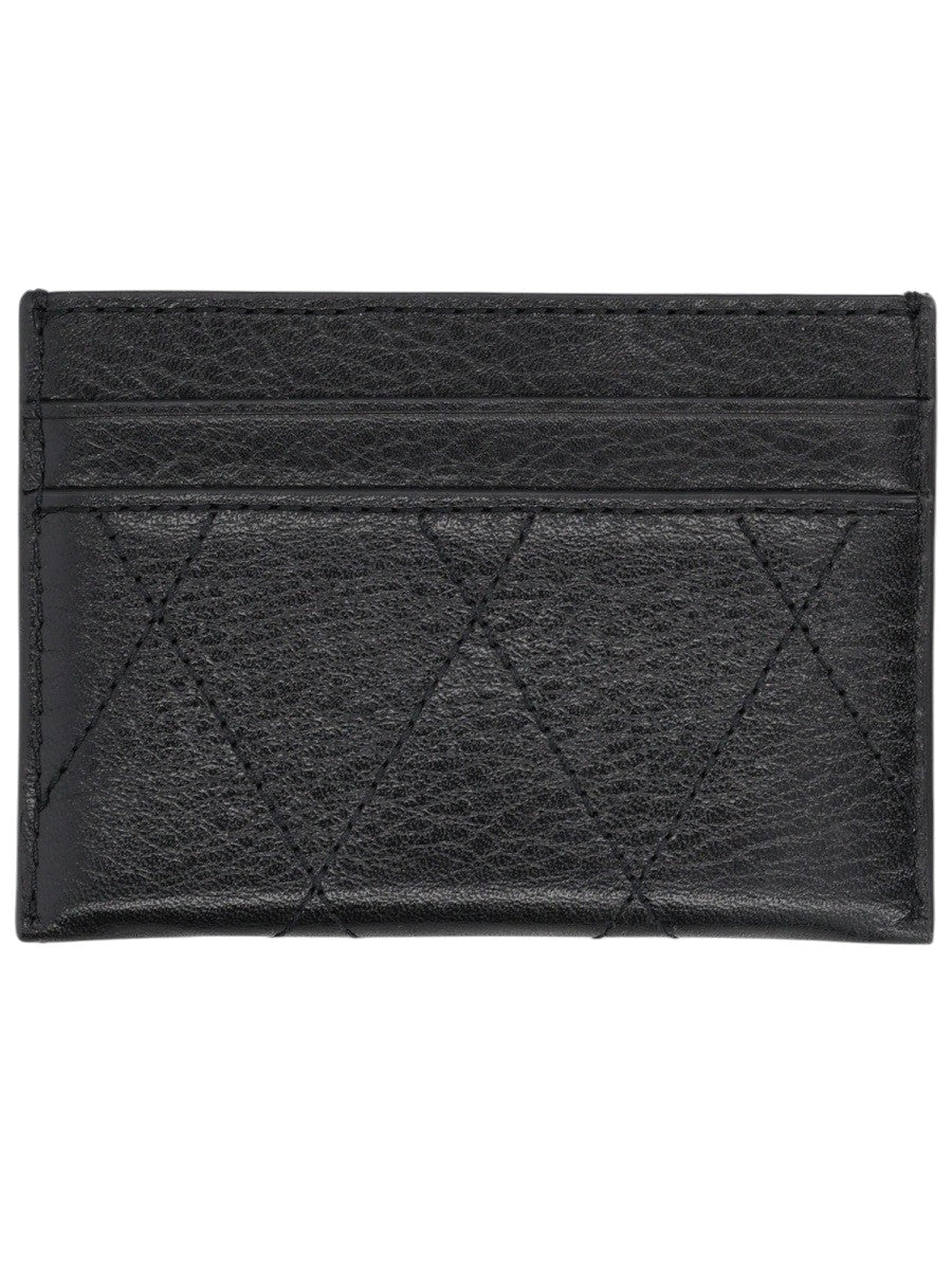 Tory Burch - Charlie Quilted Card Holder - Black tory-burch-charlie-quilted-card-holder-black-front-logo-jpg