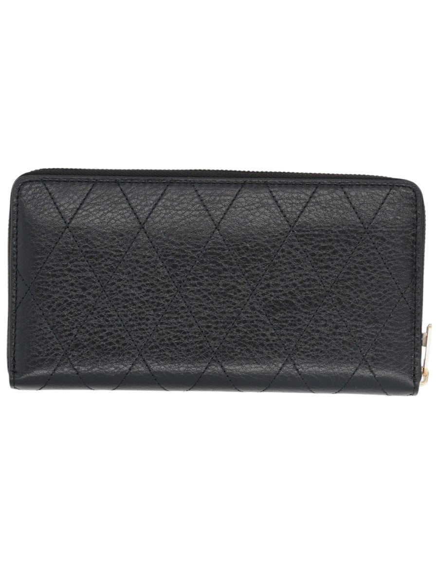 Tory Burch - Charlie Quilted Continental Wallet - Black tory-burch-charlie-quilted-continental-wallet-black-back-jpg