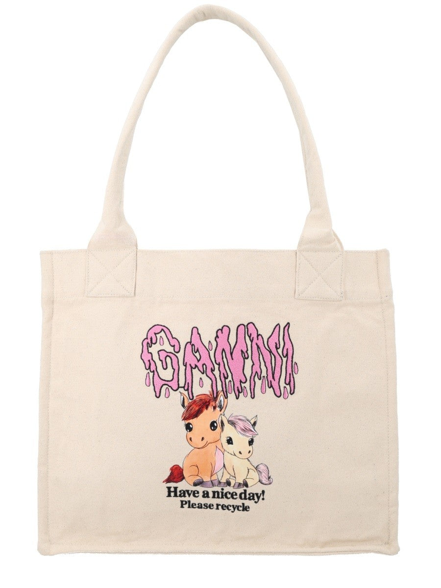 GANNI - TOTE BAG WITH PRINT tote-bag-with-print_e7d09b2e-5400-427d-a1c2-cb06ad4eec27